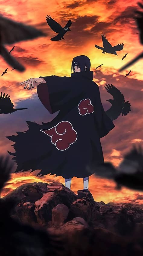 Ps4 Itachi Uchiha Wallpaper 4k Coupled With Itachis Face On The Left