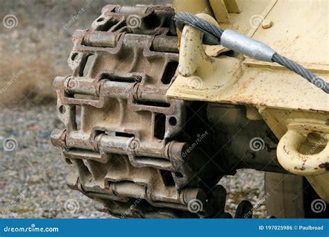 Detail Of Complex Design Of Tank Track Stock Photo Image Of Military