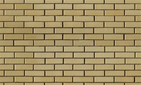 Yellow Brick Texture For Design Seamless Brick Background Stock