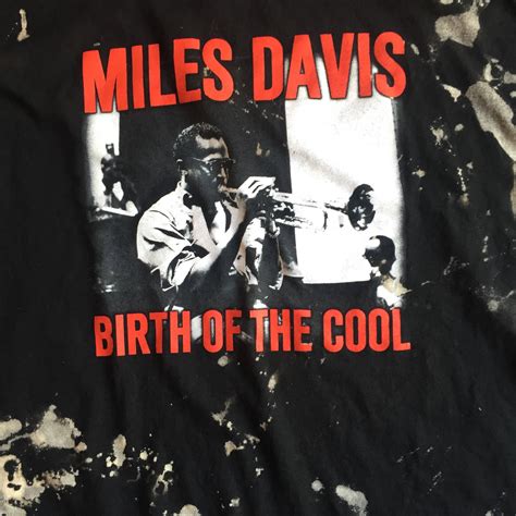 Miles Davis Hand Distressed One Of A Kind Acid Washed Tie Dye Graphic