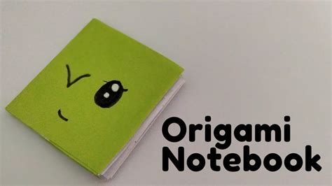 Origami Notebook Howto Youtube