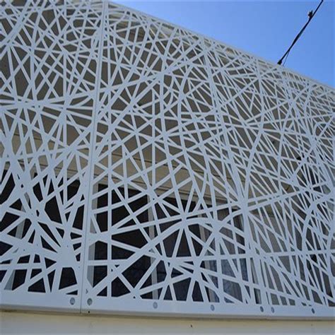 Customized Aluminum Curtain Wall Panel Exterior Perforated Panel For