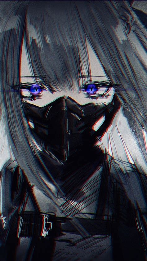 Mask Anime Girl Wallpapers Wallpaper Cave