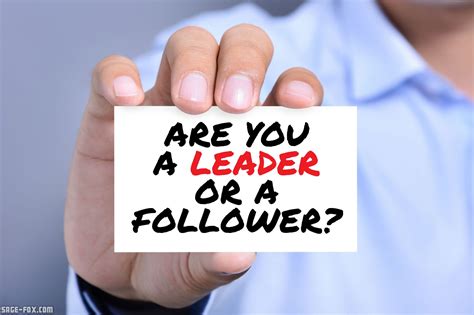 Are You A Leader Or A Follower 345140207 Sagefox Powerpoint Images