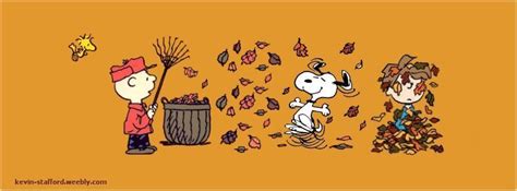Peanuts Charlie Brown Snoopy Linus Autumn Fall Fb Cover Facebook