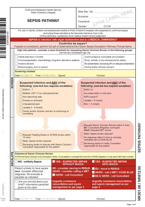Sepsis Recognition And Management