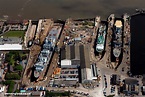 aeroengland | aerial photograph of Cammell Laird Shipyard Birkenhead ...