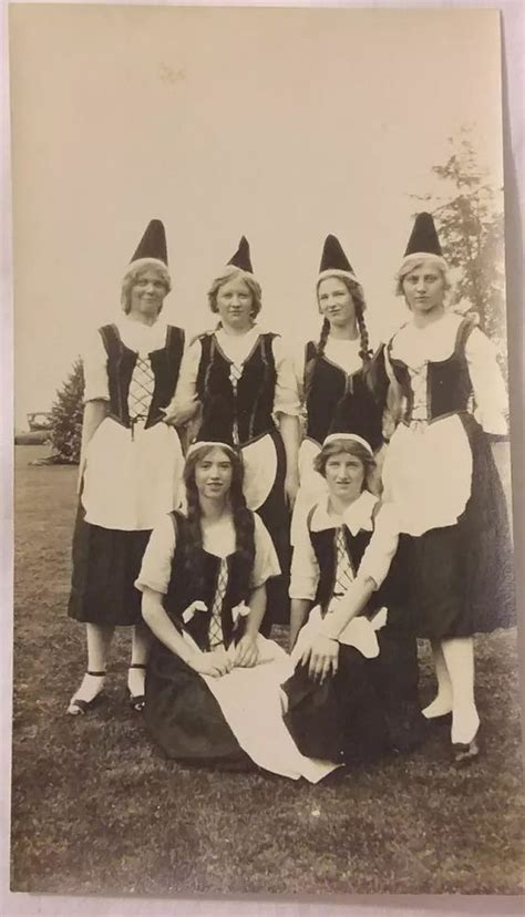 Vintage Old 1916 Photo Of Swedish Beauties Women In National Costume Of Sweden Ebay Swedish