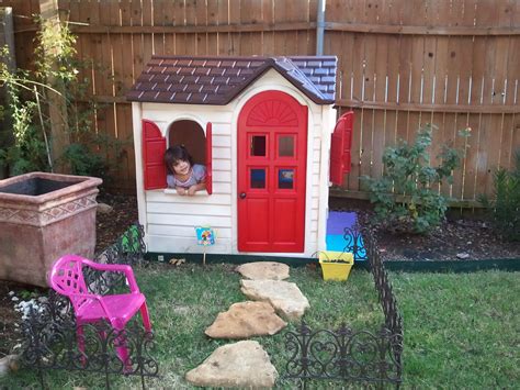 Super spray com paint, packaging type: Little Tikes Playhouse found super cheap on craiglist and ...