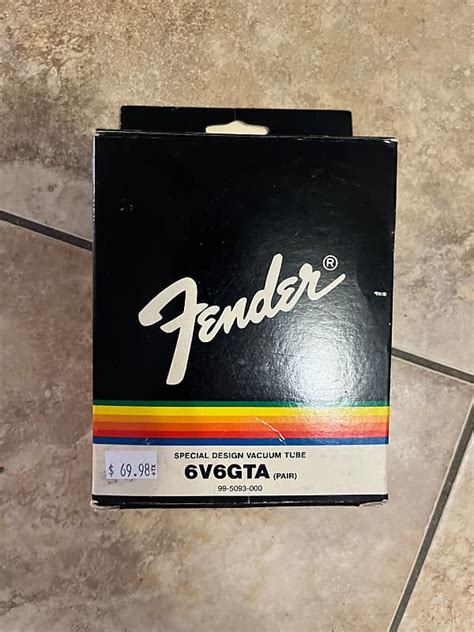 Fender 6v6 Gta Power Tubes 1990s Reverb