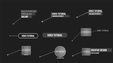 Callout Pack : After effects template - YouTube