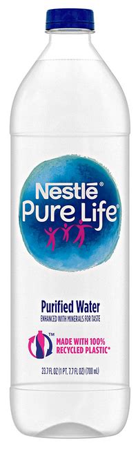 Nestlé Pure Life Launches New Bottle Made From 100 Recycled Plastic