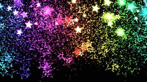 Glitter And Stars Decoration Background Stock Footage Video 7625107