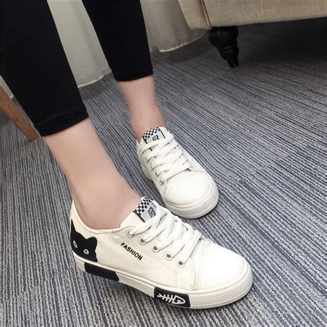 Women Vulcanize Shoes 2018 Summer Lace Up Women Canvas Shoes Fashion Solid Breathable Casual