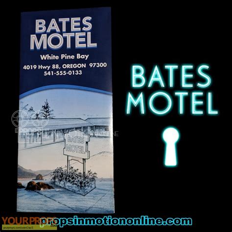 Bates Motel Bates Motel Pamphlet Original Tv Series Prop