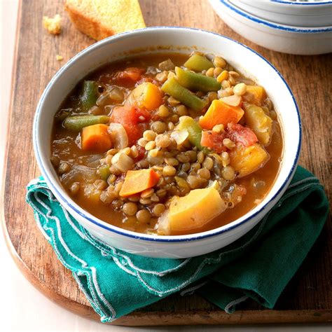 Vegetable Lentil Soup Recipe How To Make It