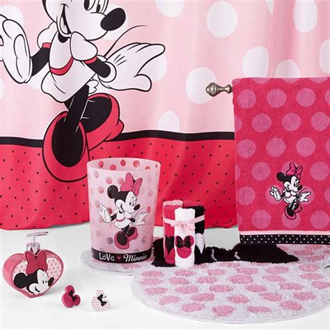 Featuring adorable graphics of mickey and friends, this sturdy bed is outfitted with two side rails, so you can rest easy knowing your child will. JCPenney | Minnie mouse bathroom decor, Minnie mouse ...