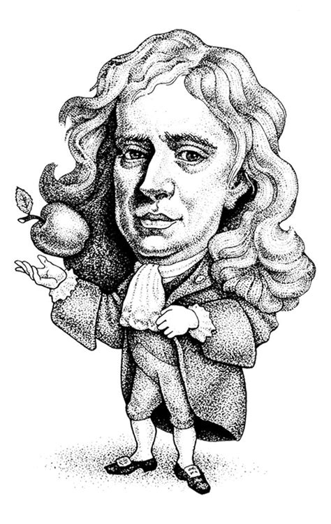 Want to discover art related to isaacnewton? Caricature Isaac Newton Coloring Page | Isaac newton ...