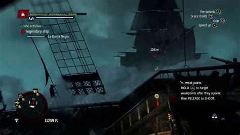 Assassin S Creed Iv Black Flag Boss Legendary Ship La Dama Negra