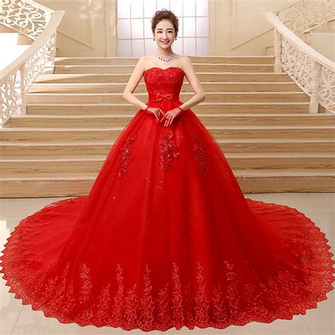 Https://tommynaija.com/wedding/red Ballgown Wedding Dress