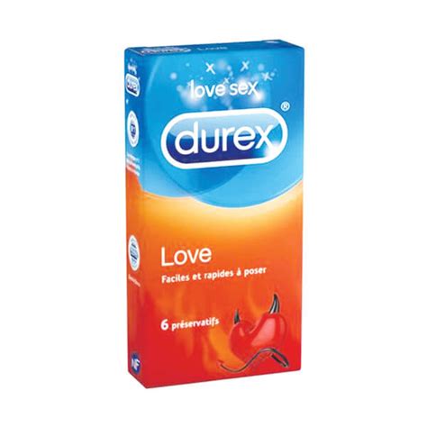 Durex Love 6 Préservatifs Parapharmacie Pharmarket