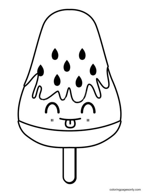 Popsicle Coloring Pages Free Printable Coloring Pages
