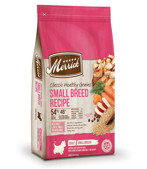 Merrick Classic Healthy Grains Small Breed Recipe Dry Dog Food 4 Lbs