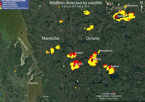 Ontario Fire Map Forest Fires In Northwestern Ontario Verdie News