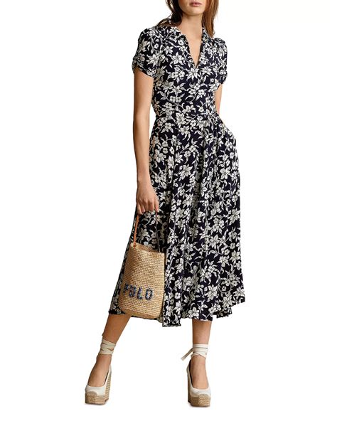 Ralph Lauren Floral Print Midi Dress Women Bloomingdales In 2021