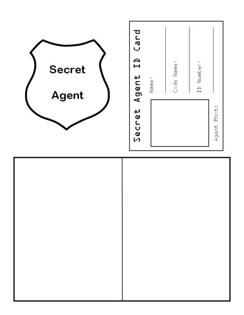 Free Secret Agent Printables
