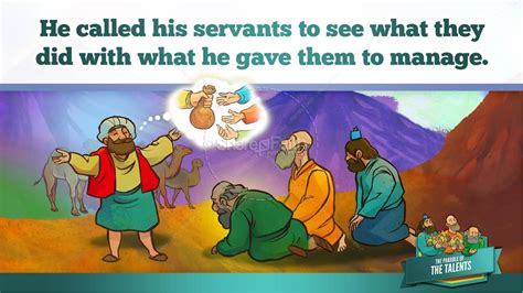 The Parable Of The Talents Kids Bible Story Bible Stories For Kids