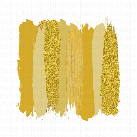 Gold Glitter Brush Stroke Png Lupon Gov Ph