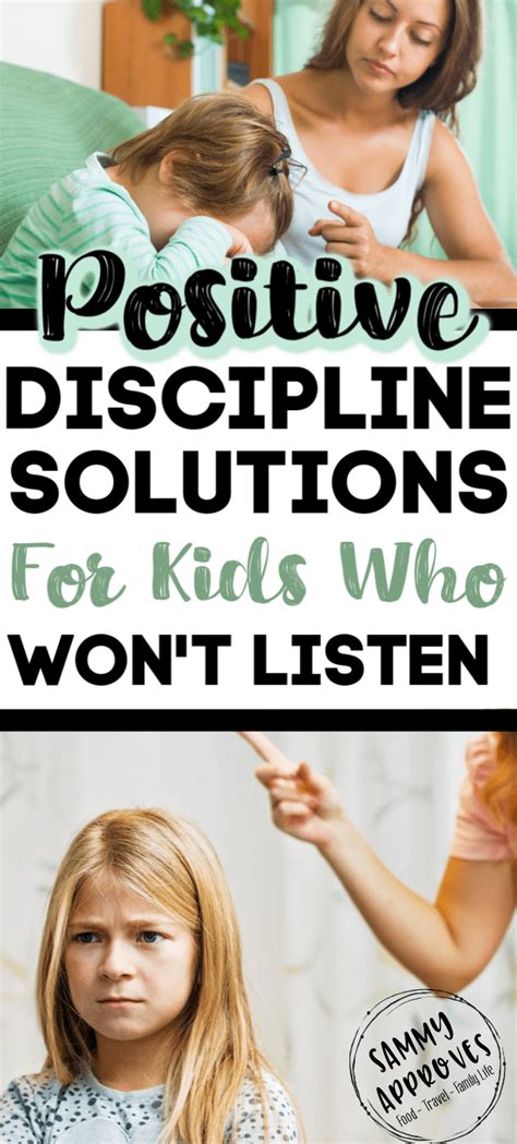 Positive Parenting Solutions When Your Kids Wont Listen Positive