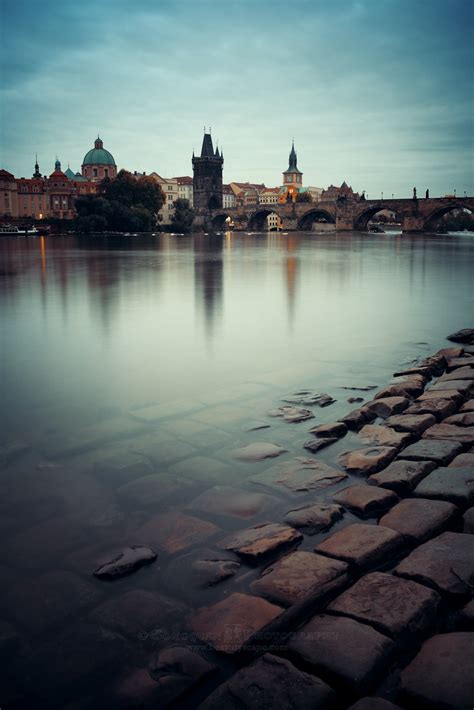Waterfront View Prague Czech Republic Songquan Photography