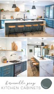 King and his design team are noticing more and more requests for gray kitchen cabinets! Best Paint for Cabinets: Joanna's Favorite Kitchen Cabinet Paint Colors | The Harper House