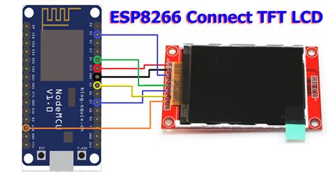 Microcontroller Projects Esp8266 Wifi Development Kit Connect Tft Lcd