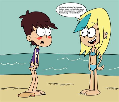 The Loud Booru Post Artist Eagc Beach Bikini Character Luna Loud Character Sam Sharp