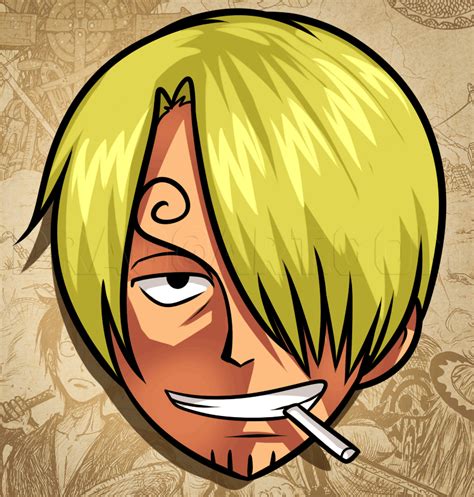 How To Draw Sanji Step By Step Drawing Guide By Dawn Dragoart