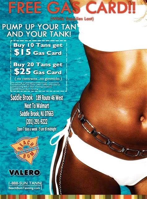 Top Rated Tanning Salon Offers Free Gas Cards