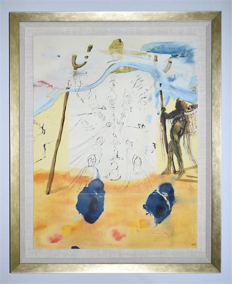 At Auction Salvador Dalí Salvador Dali Moses Monotheism Etching