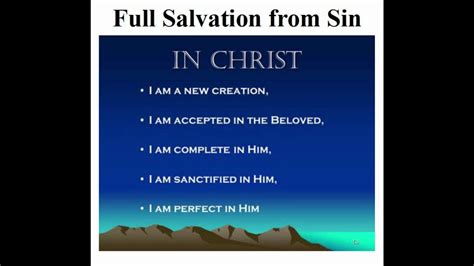 Full Salvation From Sin Youtube