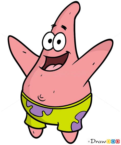 How To Draw Patrick Star Spongebob