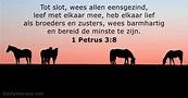 1 Petrus 3:8 - Bijbeltekst - DailyVerses.net