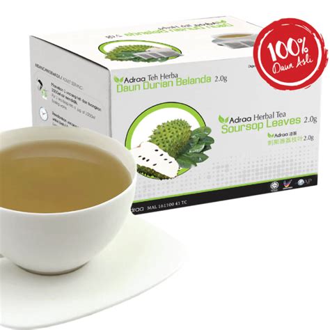Durian belanda (soursop) is often used in africa to treat rheumatism and joint pain. Adraa Soursop Herbal Tea - Rosyam.com