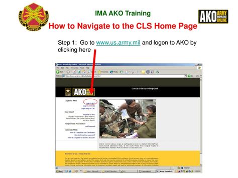 Ppt Step 1 Go To Usarmymil And Logon To Ako By Clicking Here