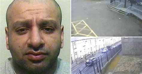 Chilling Cctv Shows Freed Paedophile Stalking Girl Aged Six Before