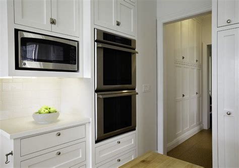 Wall oven under counter wall oven, built in ovens, kitchen. built in oven and microwave cabinet | White kitchen with ...
