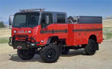 Acela Straya 4x4 Fire Truck Brings Military Prowess For Extreme Off