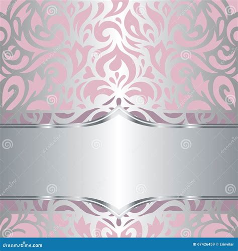 Pink And Silver Wallpaper