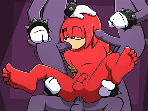 rule 34 anthro echidna fur knuckles the echidna male male only mammal monotreme multiple males